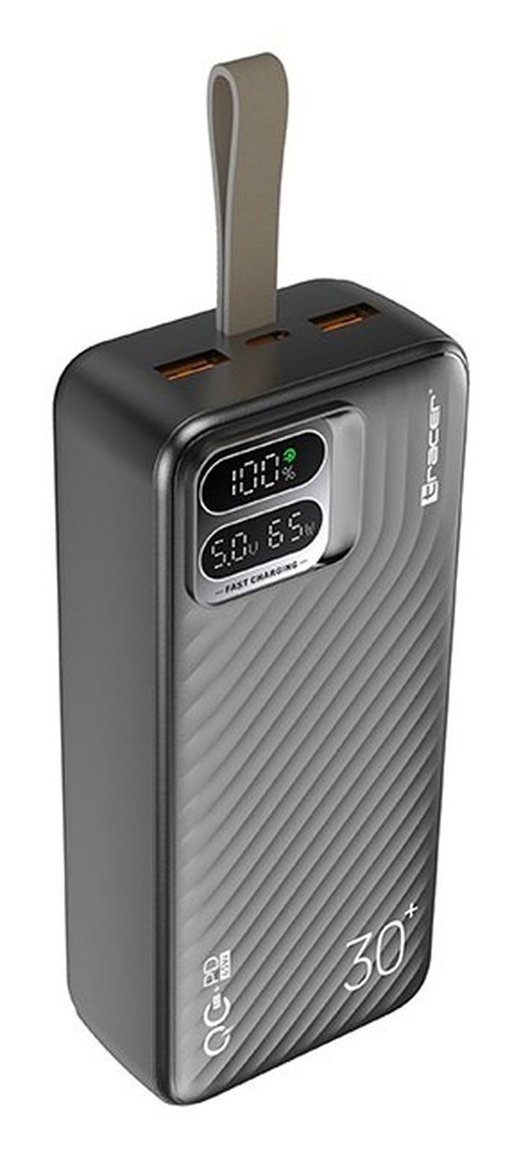 Tracer, powerbank, Blaze, 30000mAh, 65W, czarny