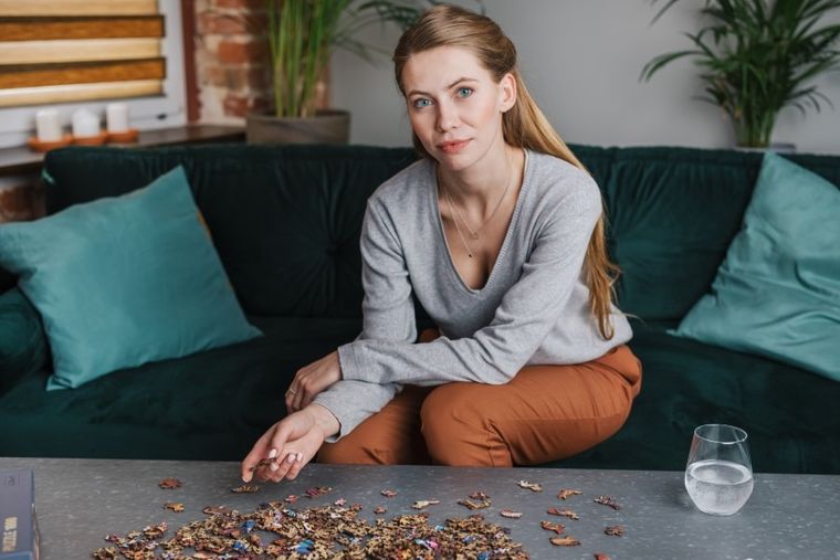 Trefl, Czarodziejska komnata, puzzle drewniane, 1000 elementów