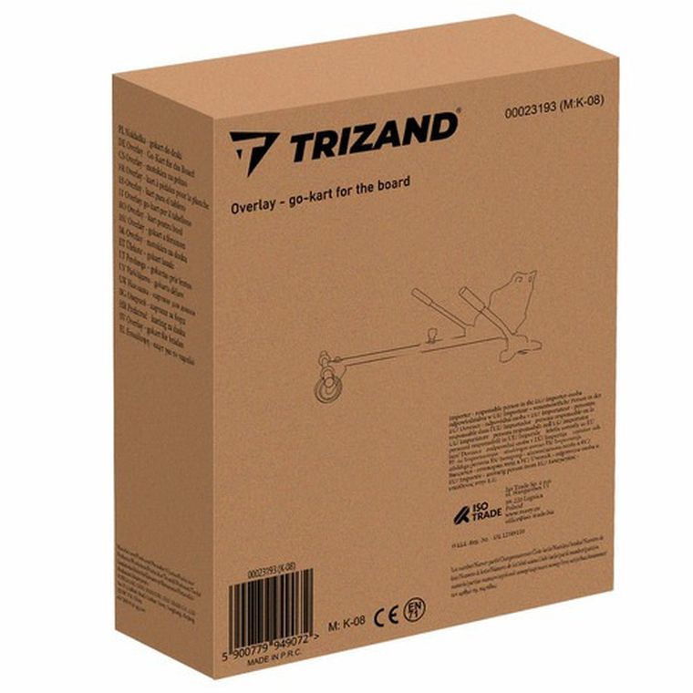 Trizand, gokart, nakładka do deski