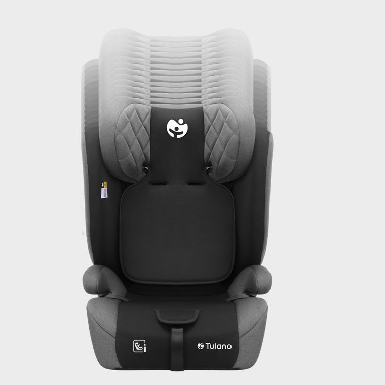 Tulano, Zooma 25, fotelik samochodowy, grey-black, 76-150 cm