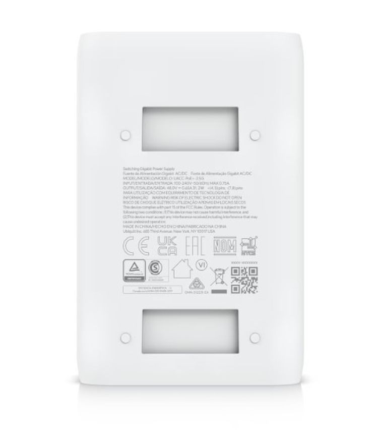 Ubiquiti, zasilacz, UACC-PoE+-2.5G, 30W