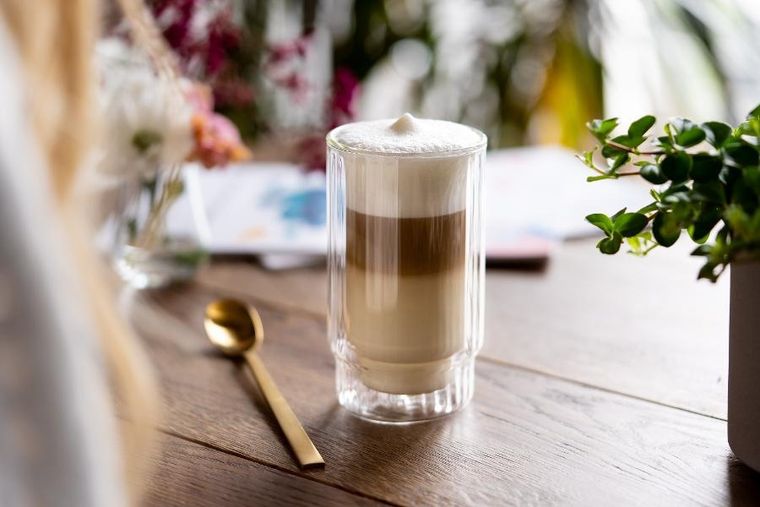 Vialli Design, Lungo, pucharki do deserów z podwójną ścianką, 300 ml, 2 szt.