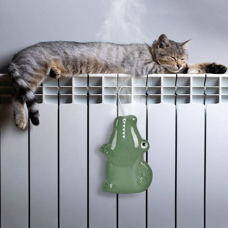 Vilde, ceramiczny nawilżacz powietrza, dla dzieci, krokodyl