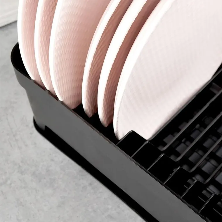 Vilde, Loft, ociekacz do naczyń, czarny, 39,8-31-12 cm