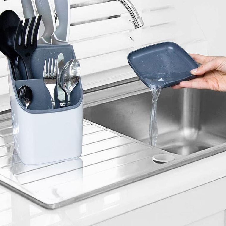 Vilde, ociekacz na sztućce, przybory kuchenne, 14-14-23 cm