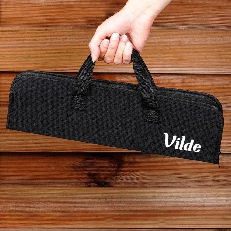 Vilde, przybory do grilla w etui, 10 elementów