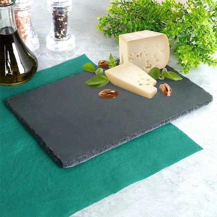 Vilde, Taca do serwowania kamienna łupek prostokątna, 30-20 cm