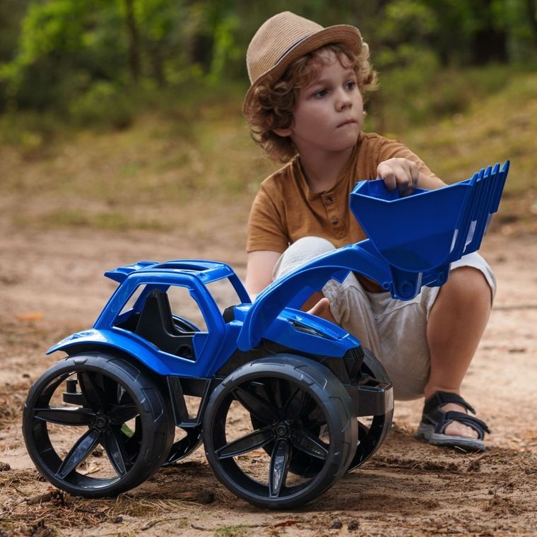 Wader, Maximus, spychacz, granatowy, 68 cm