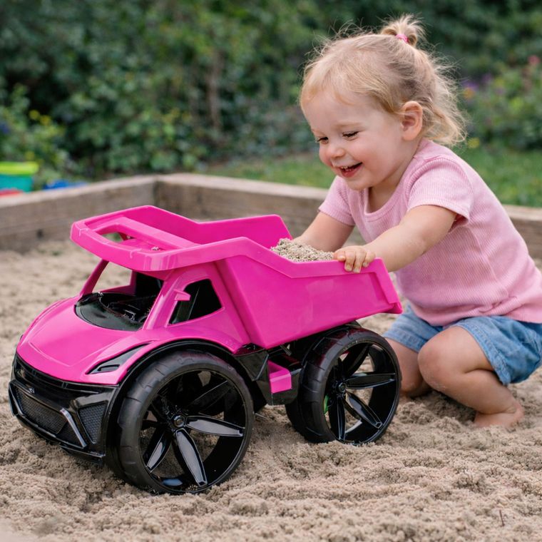 Wader, Maximus, wywrotka, różowa, 59 cm