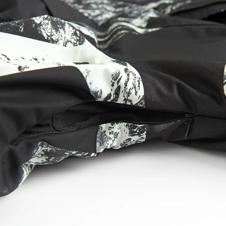 Wodoszczelna kurtka narciarska unisex oversize z kapturem NOWEAR