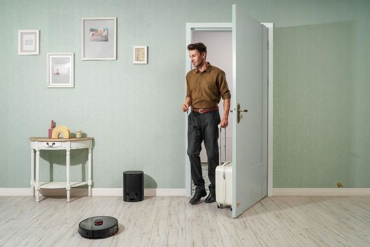 Xiaomi, Lydsto, robot sprzątający z bazą, R1, czarny