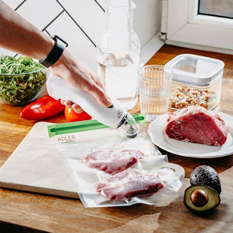 Adler, pompka próżniowa + zestaw do próżniowego pakowania