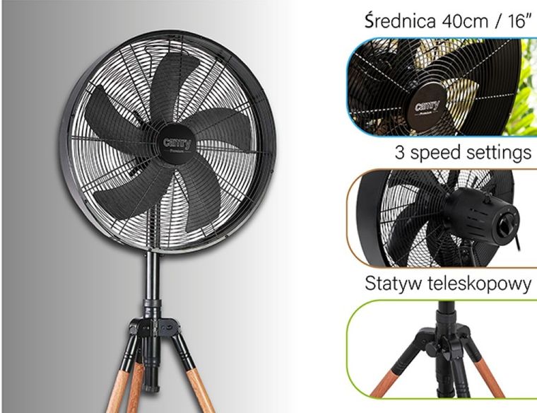 Adler, wentylator stojący, 40 cm, CR7329