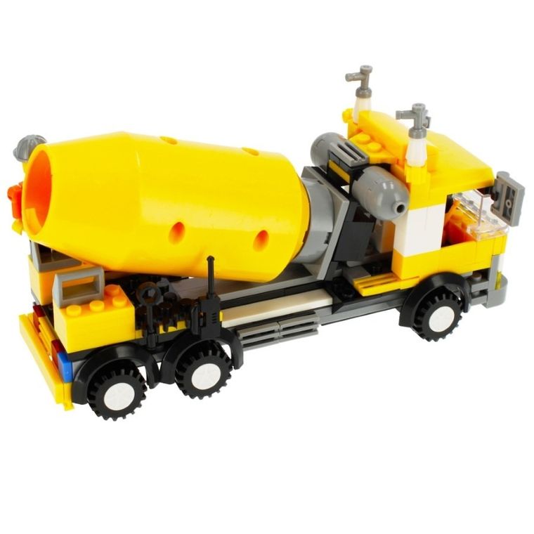 Alleblox, betoniarka, klocki konstrukcyjne, 216 elementów