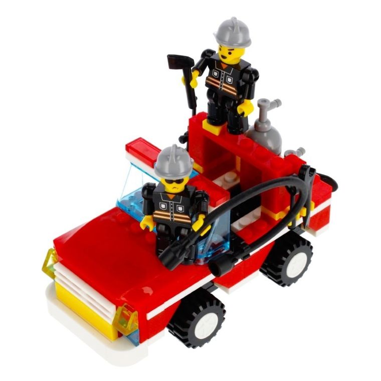 Alleblox, pojazd strażacki, klocki konstrukcyjne, 140 elementów