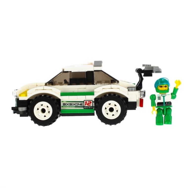 Alleblox, samochód wyścigowy, klocki konstrukcyjne, 173 elementów elementów