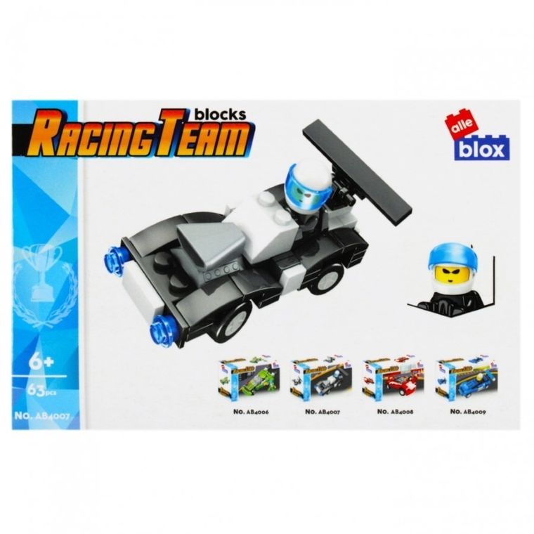 Alleblox, samochód wyścigowy, klocki konstrukcyjne