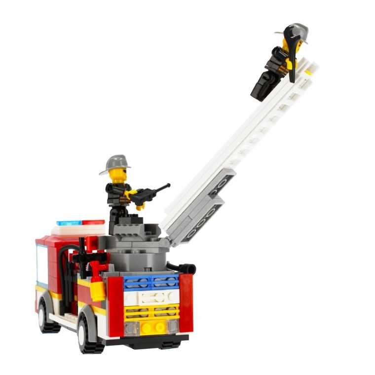 Alleblox, wóż strażacki, klocki konstrukcyjne, 196 elementów