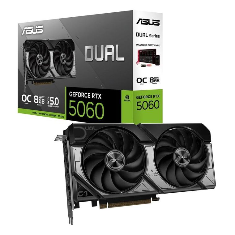 Asus, karta graficzna, DUAL RTX 5060 8GB OC