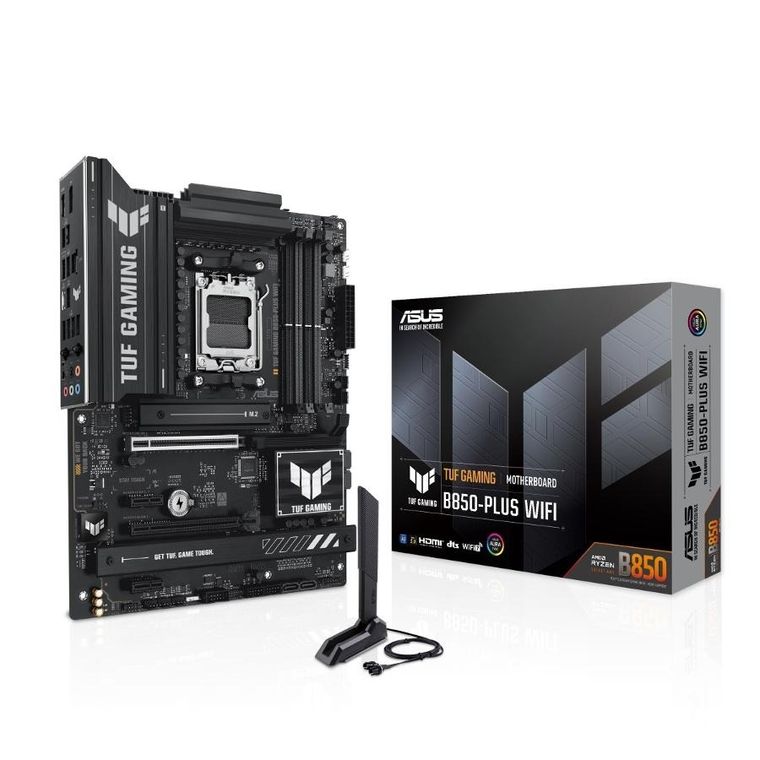 Asus, płyta główna, TUF GAMING B850 PLUS WI FI AM5 4DDR5 DP/HDMI ATX