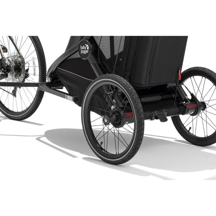 Baby Jogger, City Prix, wózek crossover, przyczepka rowerowa, Ambition Black