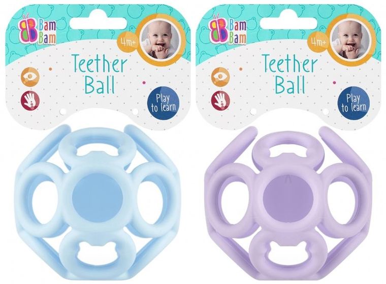 Bam Bam, gumowa kula, pastel, 1 szt.