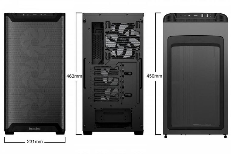 Be Quiet!, obudowa, Pure Base 501 LX ARGB, czarna