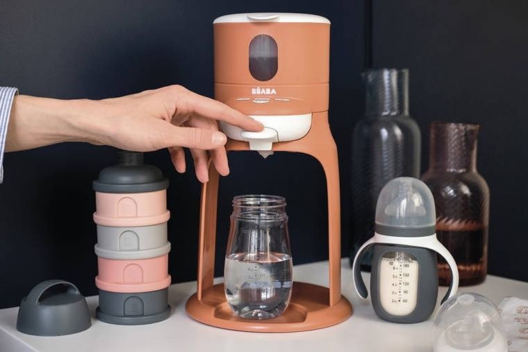 Beaba, Bib'expresso, ekspres do mleka 2w1, terracota limited edition