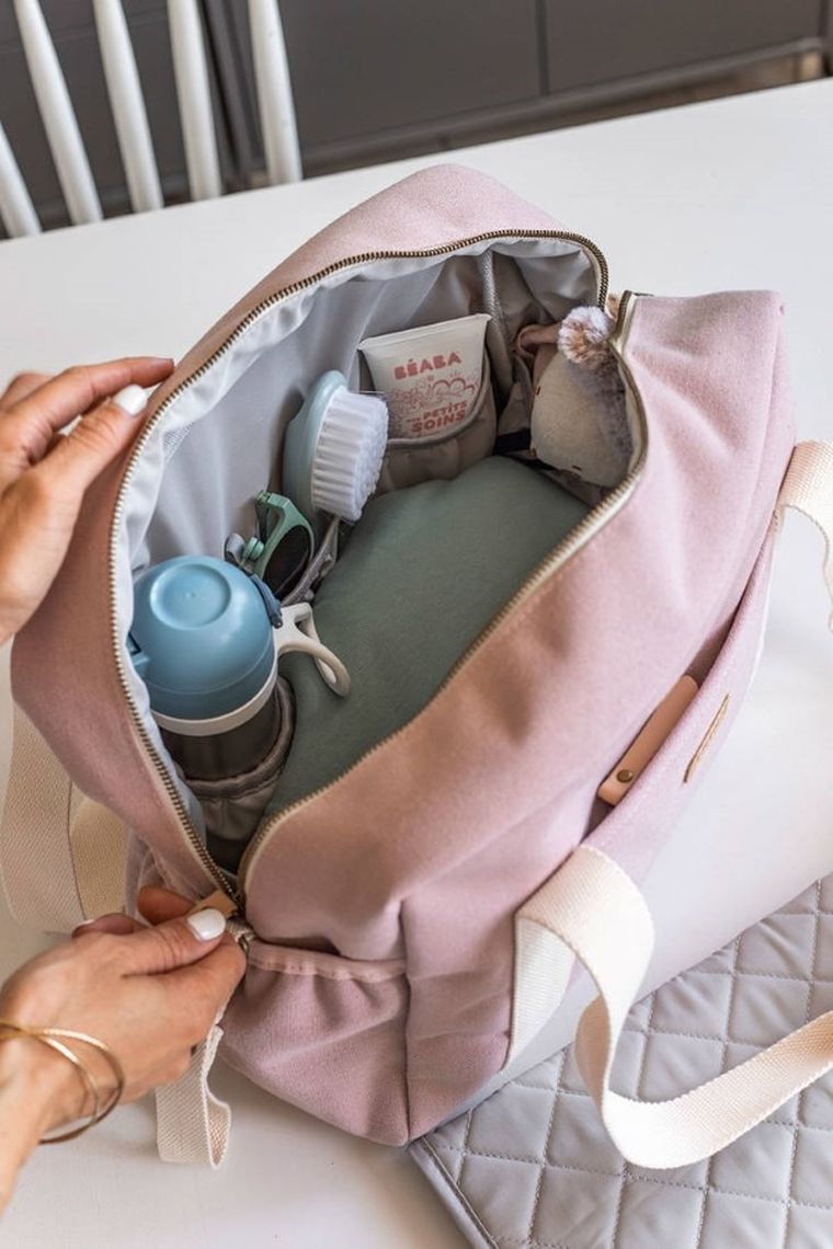 Beaba, Paris, torba dla mamy, Dusty pink