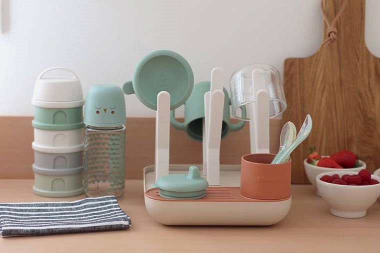 Beaba, suszarka do naczyń, Terracotta/Clay