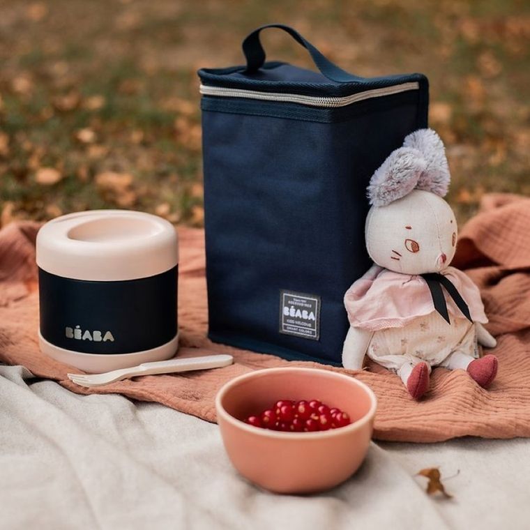 Beaba, termos, Light Pink, Night Blue, 500ml