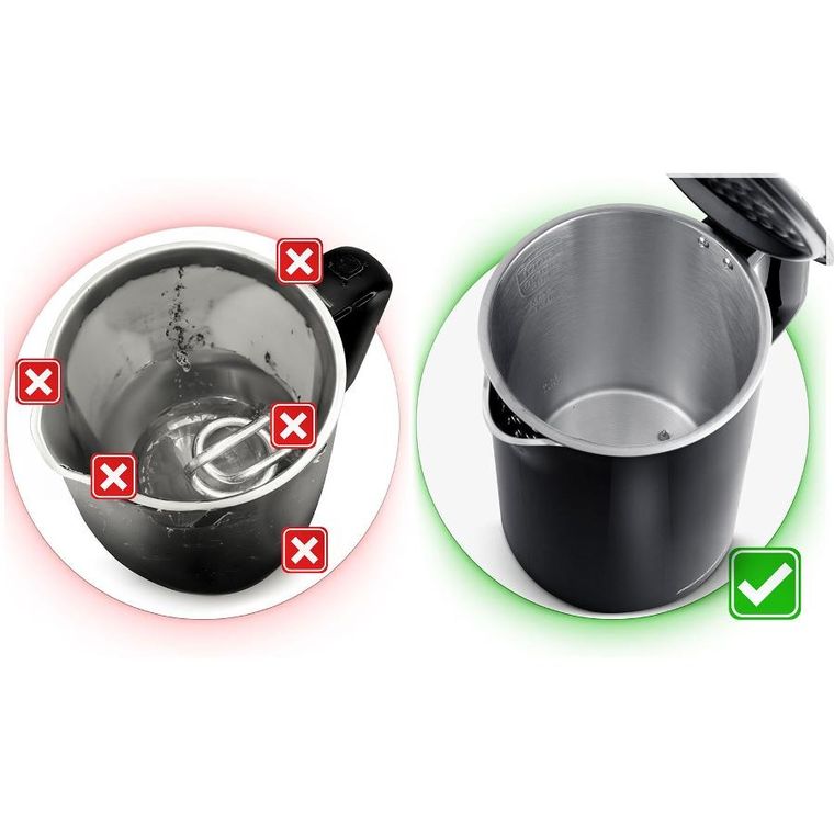 Berdsen, czajnik elektryczny, czarno-srebrny, 1,7l, BD-71