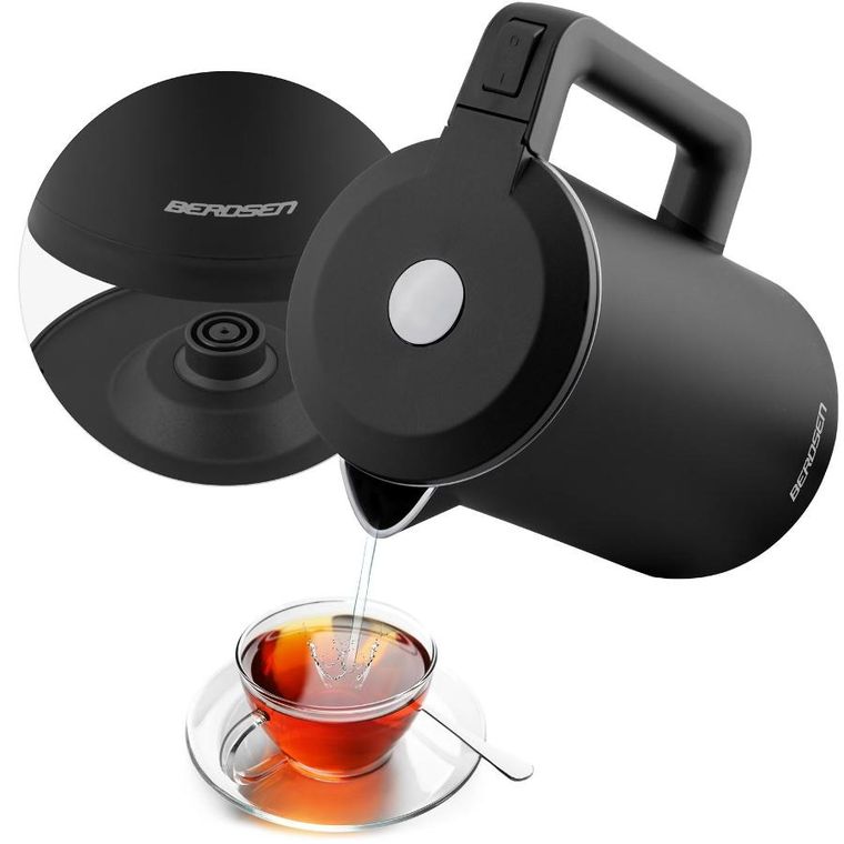 Berdsen, czajnik elektryczny, czarny, 1,7l, BD-710