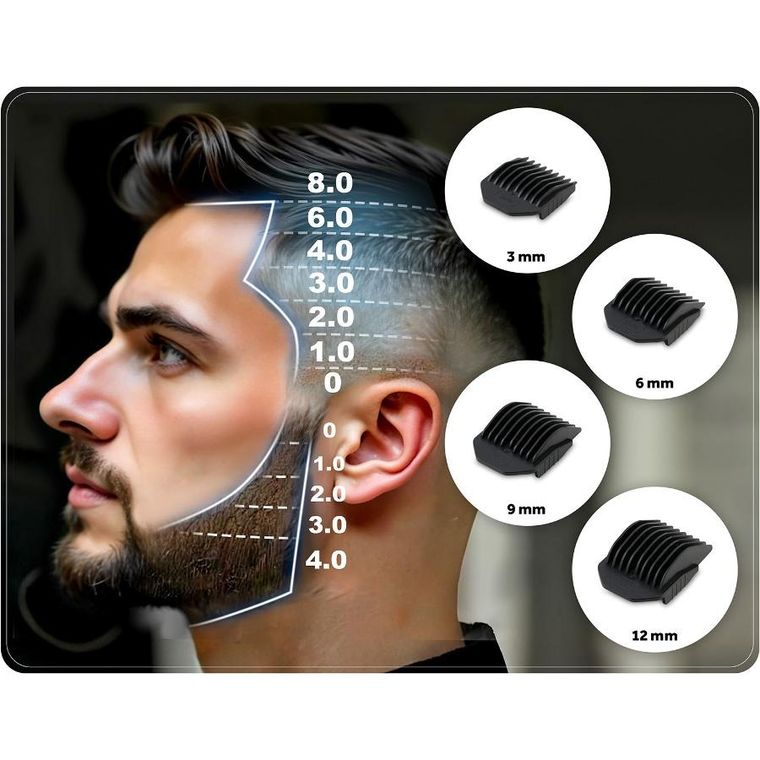 Berdsen, maszynka do strzyżenia włosów, czarna