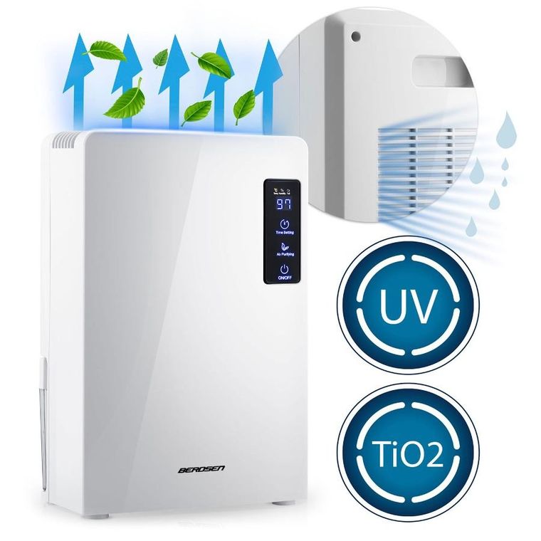 Berdsen, osuszacz powietrza, pochłaniacz wilgoci, biały