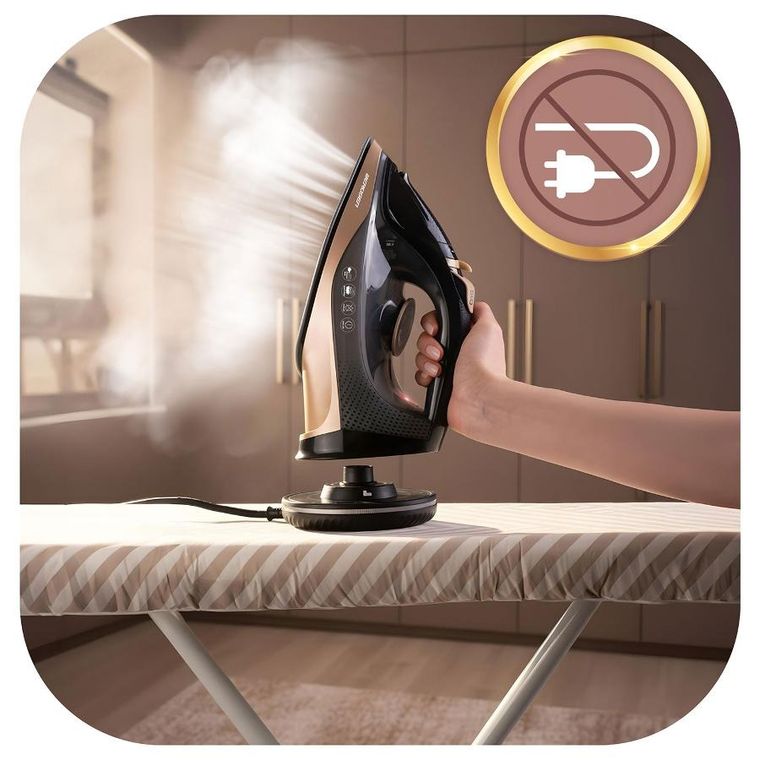 Berdsen, żelazko bezprzewodowe parowe, ceramiczna powłoka, 2600W, BD-333