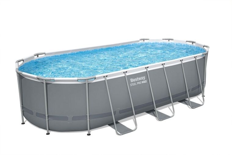 Bestway, basen ogrodowy, stelażowy, zestaw 17w1, 549-274-122 cm