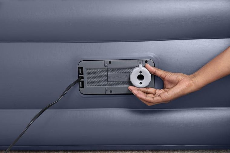 Bestway, dmuchany materac z pompką, 226-152-84 cm