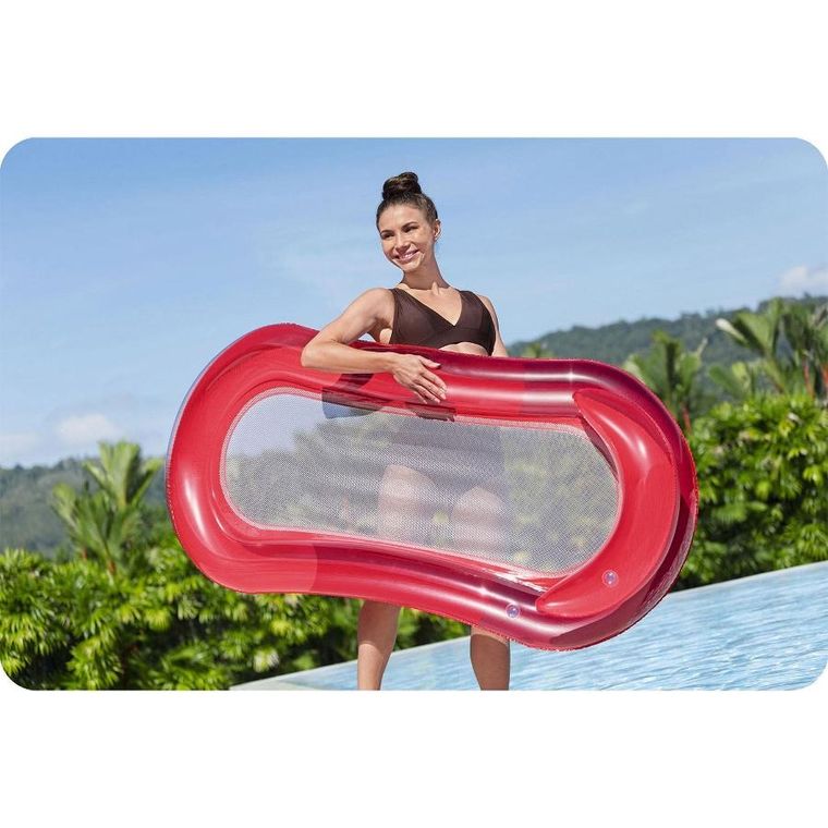 Bestway, materac do pływania, czerwony