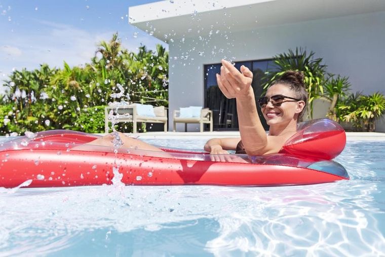 Bestway, materac do pływania, różowy