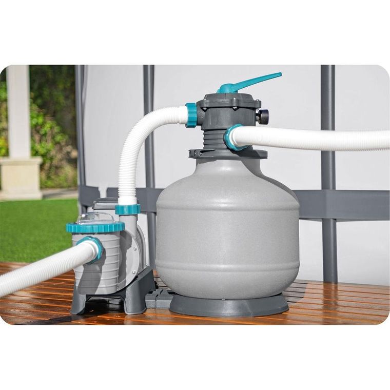 Bestway, pompa piaskowa, 11355 l/h + piasek, 50 kg