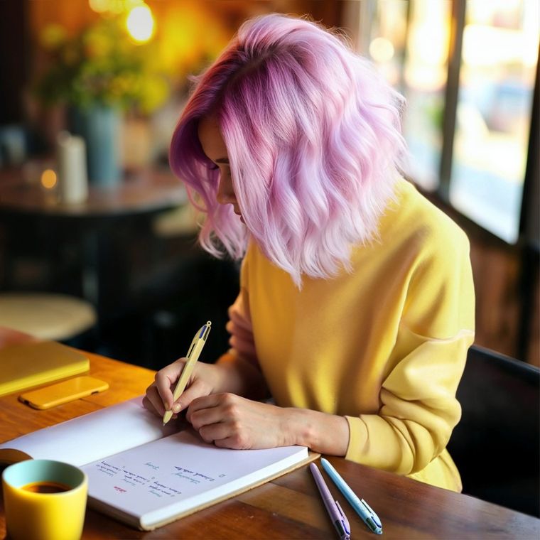 Bic, 4 Colours, Pastel, długopis, 1 szt.