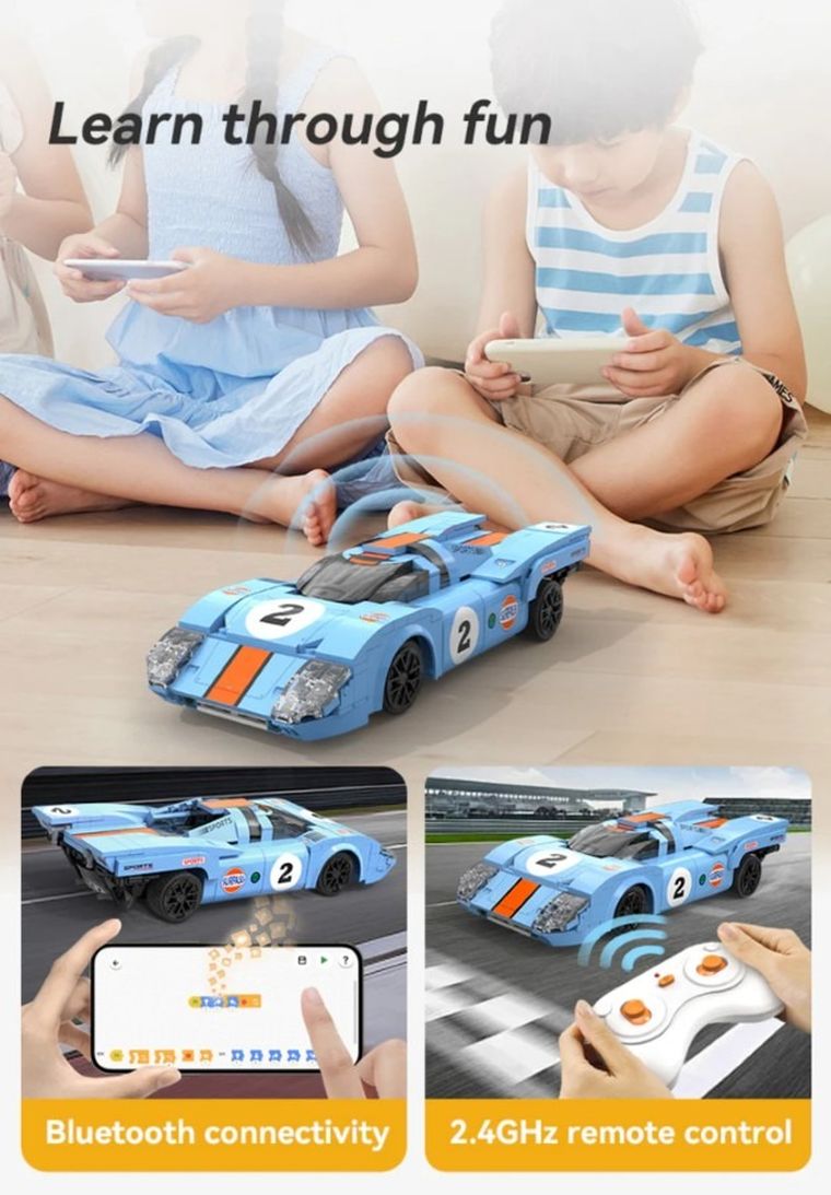 Cada, Azure Storm, pojazd zdalnie sterowany, klocki konstrukcyjne, 266 elementów