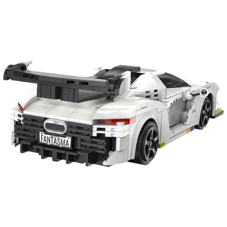 Cada, Fantasma Race Car, pojazd zdalnie sterowany, Dual Mode, biały, 1:20, 22 cm, 322 elementy