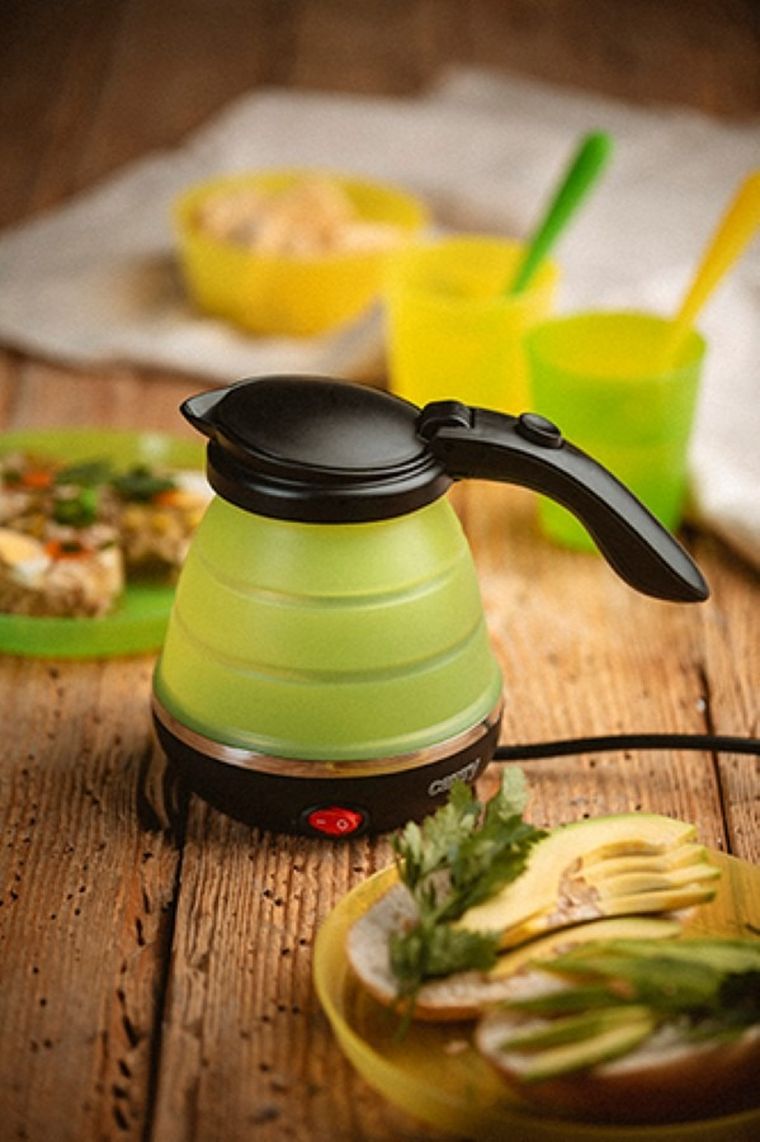 Camry, czajnik elektryczny, plastikowy Silicon Travel, 0.5 L, 750W, CR 1265