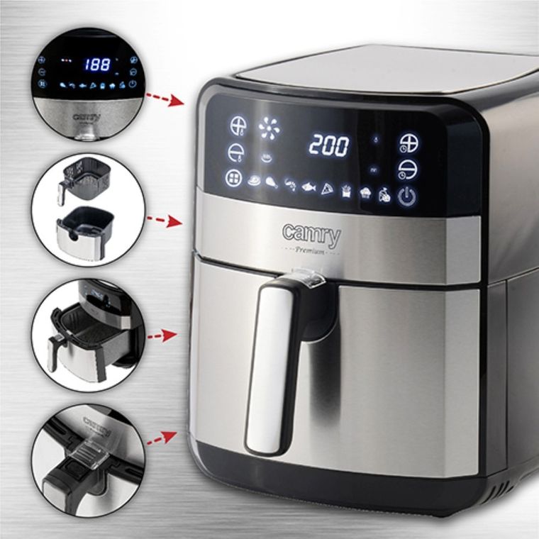 Camry, frytkownica beztłuszczowa, air fryer, 5l, CR 6311