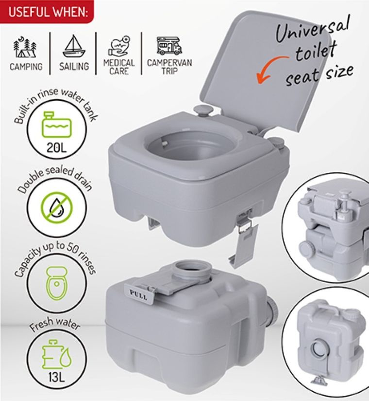 Camry, toaleta turystyczna, 20 l, CR 1035