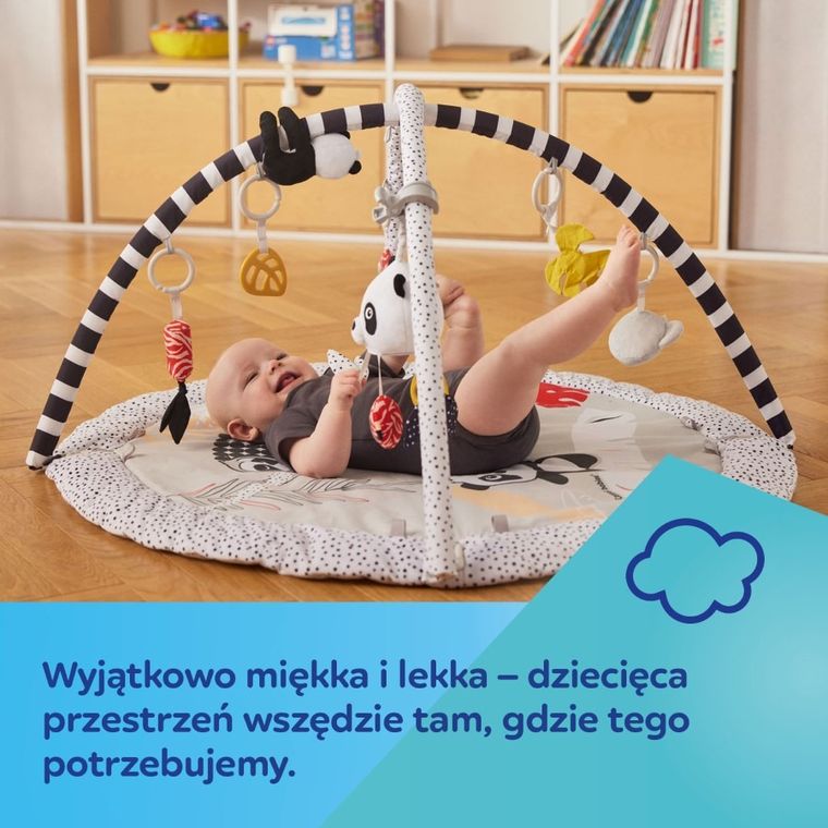 Canpol babies, BabiesBoo, sensoryczna mata edukacyjna z lusterkiem