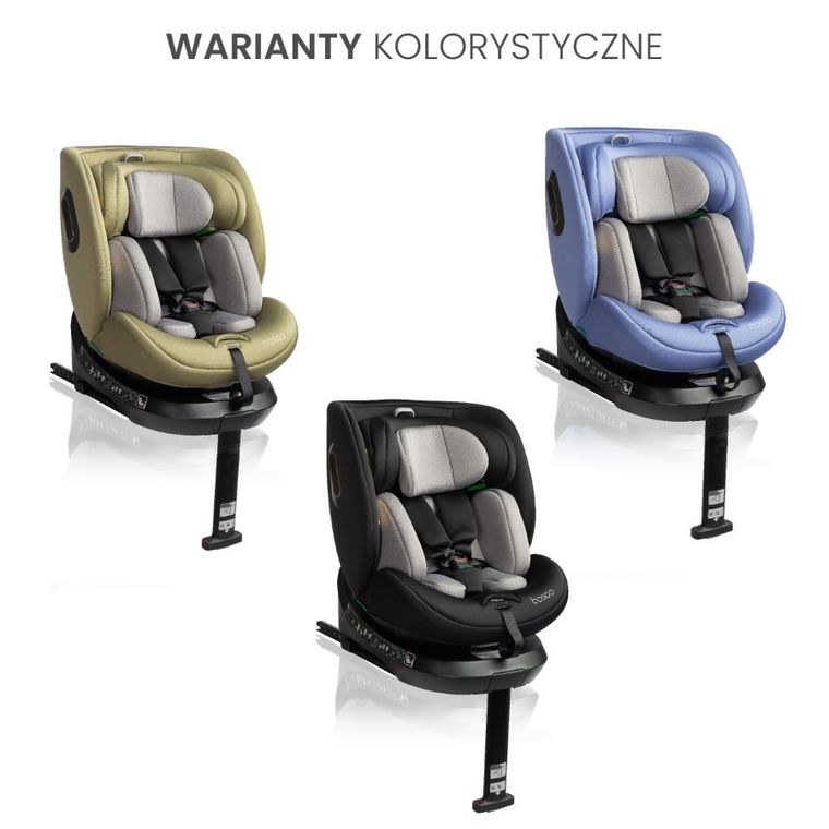 Caretero, Bosco I-Size, fotelik samochodowy, black, 40-150 cm