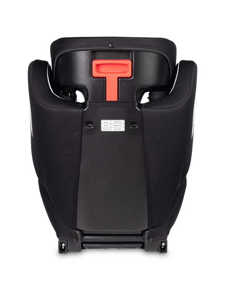 Caretero, Breezy Fix, fotelik samochodowy 2w1, podstawka, fix black, 100-150 cm